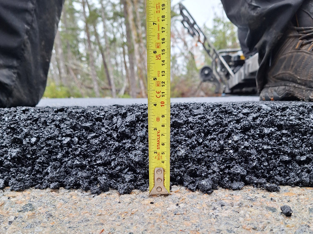 asphalt regrading and compaction