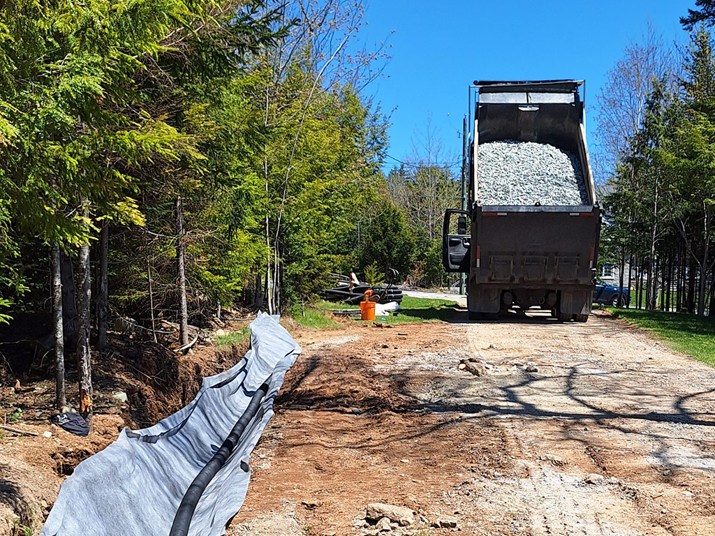 catch basin drainage excavation